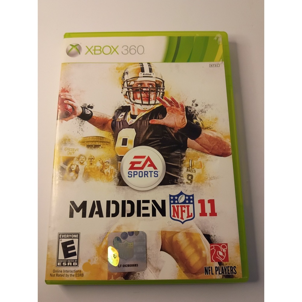Madden NFL 11 Microsoft Xbox 360 Complete with Manual